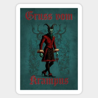 Gruss Vom Krampus Sticker